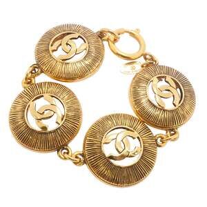 Chanel Cc Logo Circle Bracelet Metal #377925C89B
